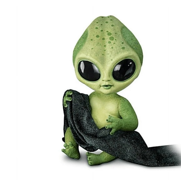 Lumina Alien Baby Doll With Glow-In-The-Dark Vinyl Skin by Ashton Drake 16" - Picture 1 of 9